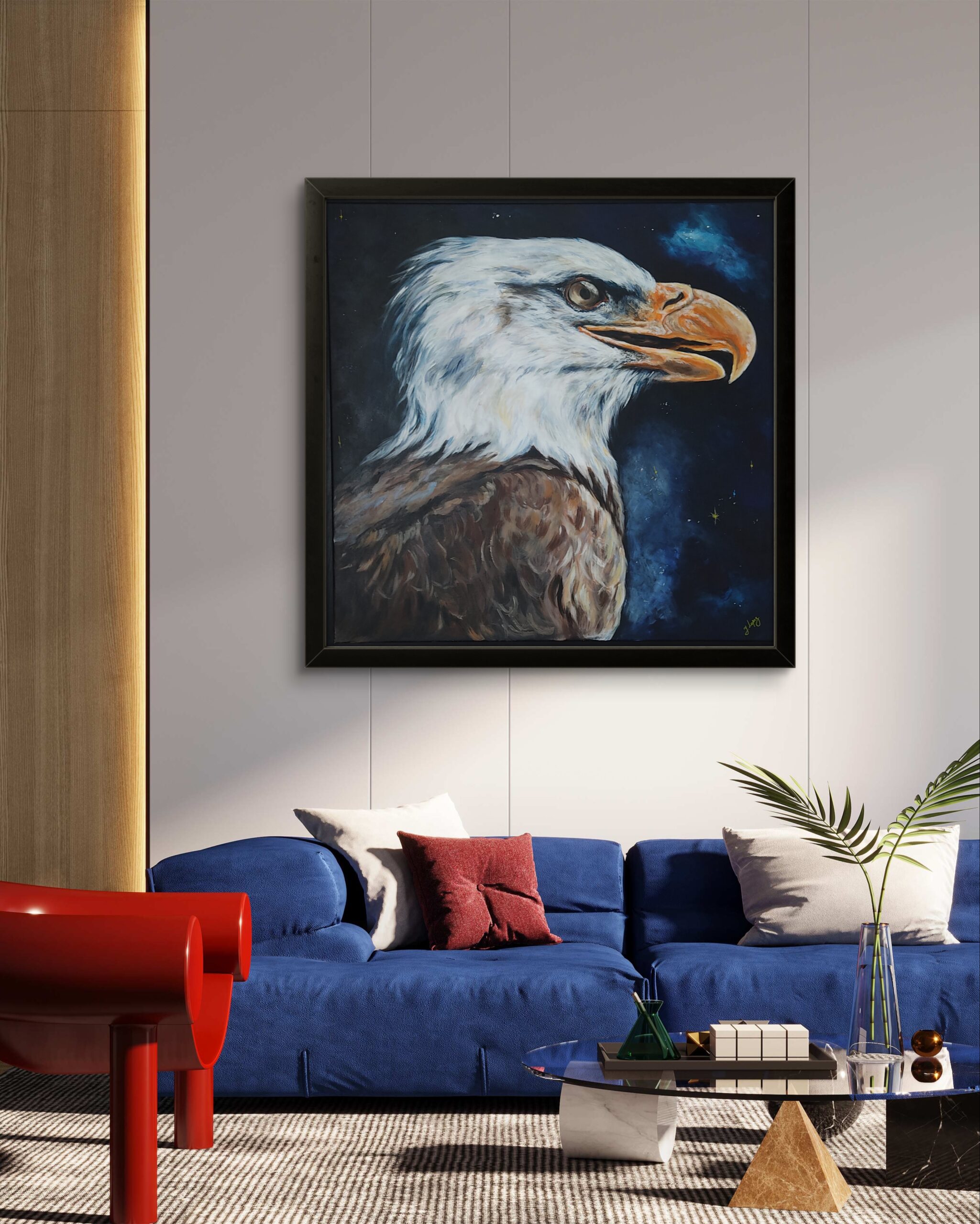 aigle-peinture